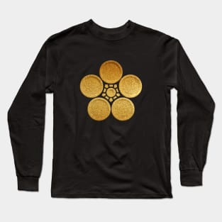 Gold Umebachi Kamon Long Sleeve T-Shirt